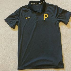 Nike Pittsburgh Pirates baseball polo shirt.